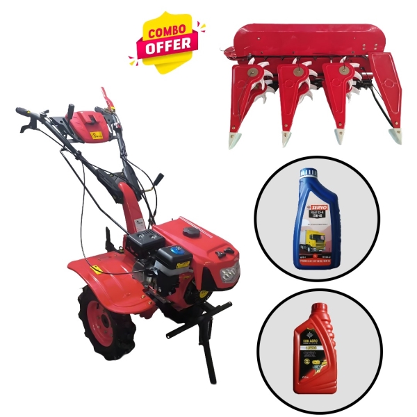 Power-Tiller-Complete-Combo-Kit--Reaper-Attachment-+-Engine-Oil-(2-Litre)-+-Gear-Oil-(2-Litre)